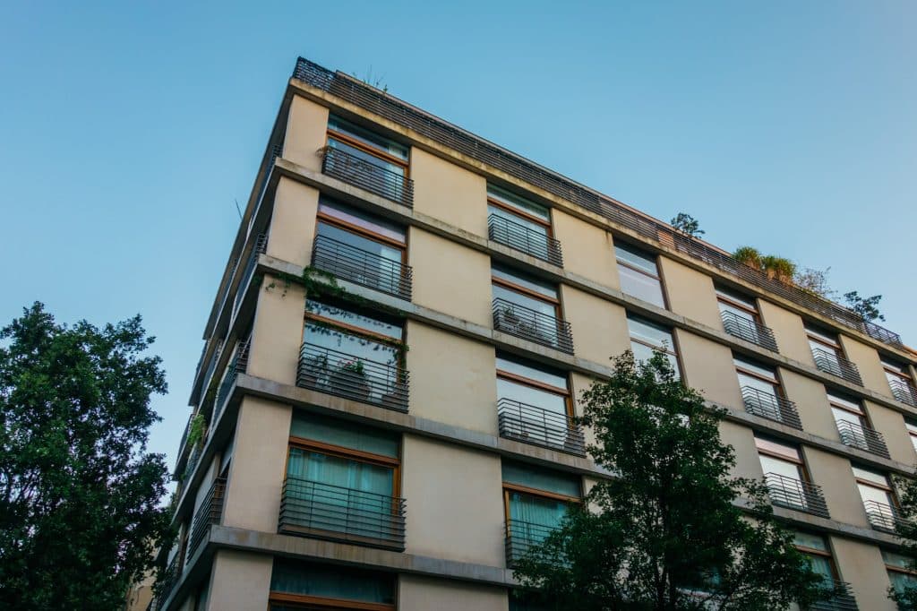 Fachada de un edificio.